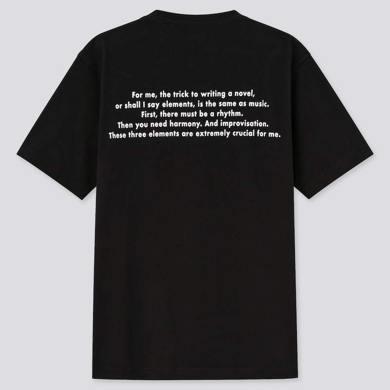 uniqlo优衣库条纹t恤,村上春树1q84联名短袖