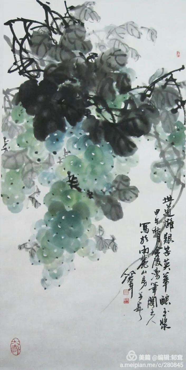 邹大耳写意画作品欣赏,邹大耳写意作品欣赏