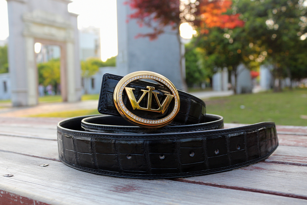 鳄鱼皮高端扣头,鳄鱼皮鹰头扣