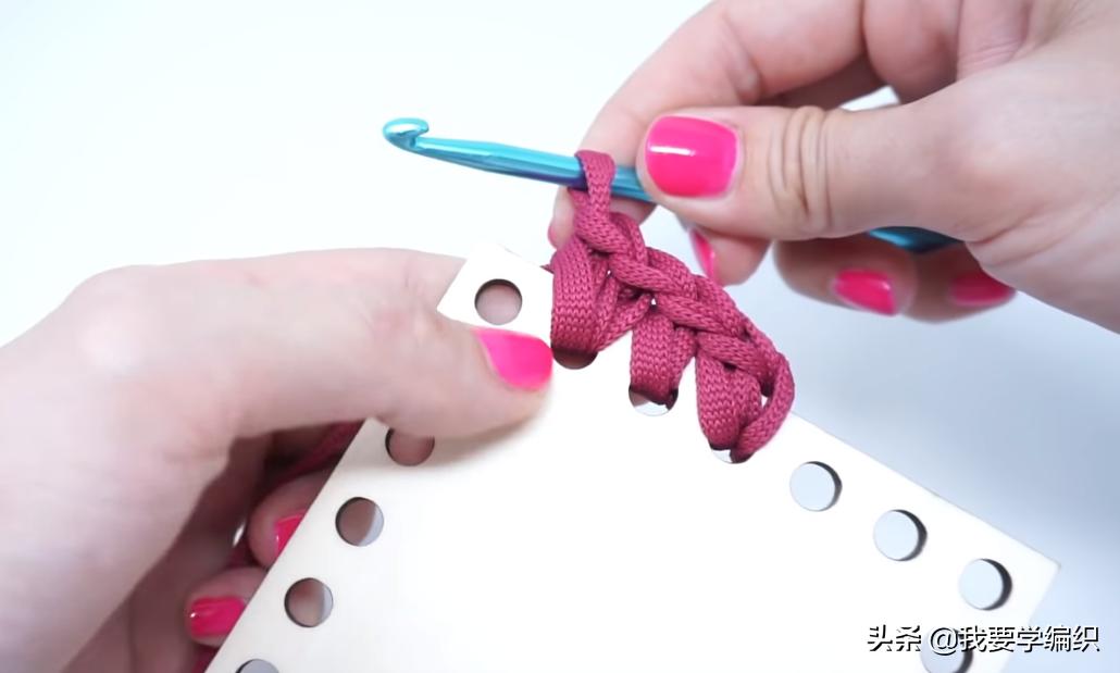 简单大方钩编单肩包图解,简单勾织小包包方法