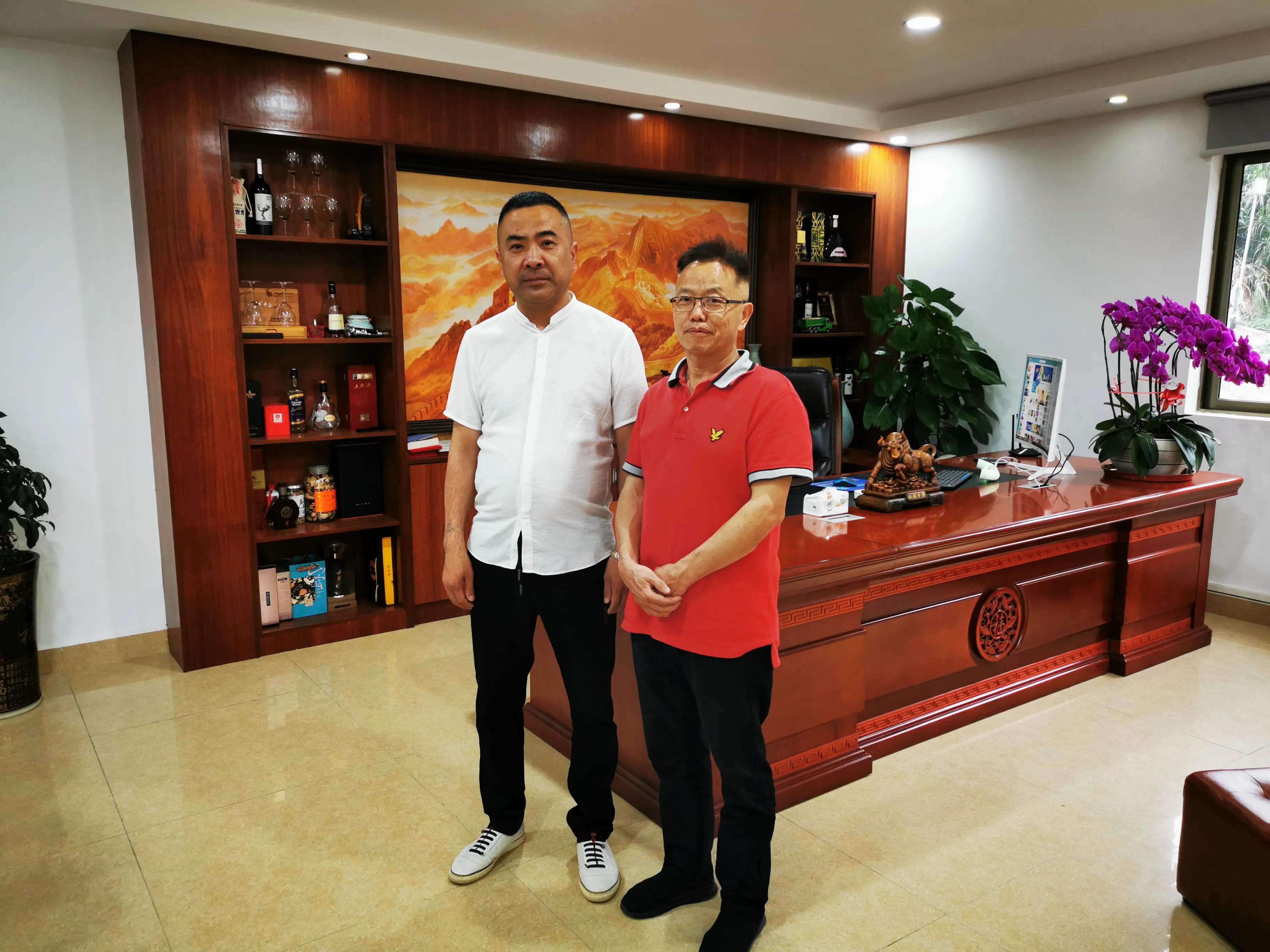 商会领导走访会员企业之十：深圳市坤鹏环保建筑废料处理有限公司