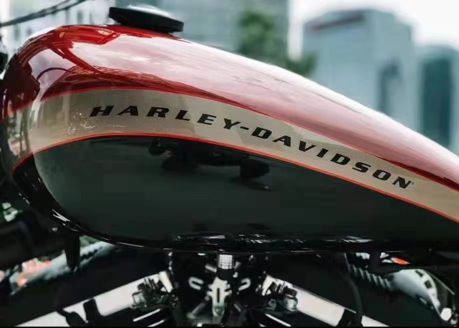 哈雷戴维森复古1200cc,哈雷戴维森1200custom定制版改装