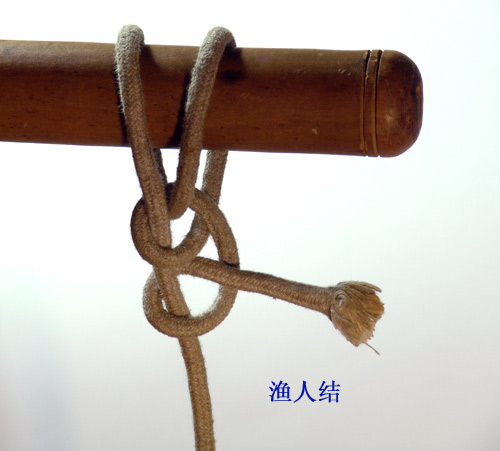 户外绳结的打结方法,户外8字环下降器绳结打法