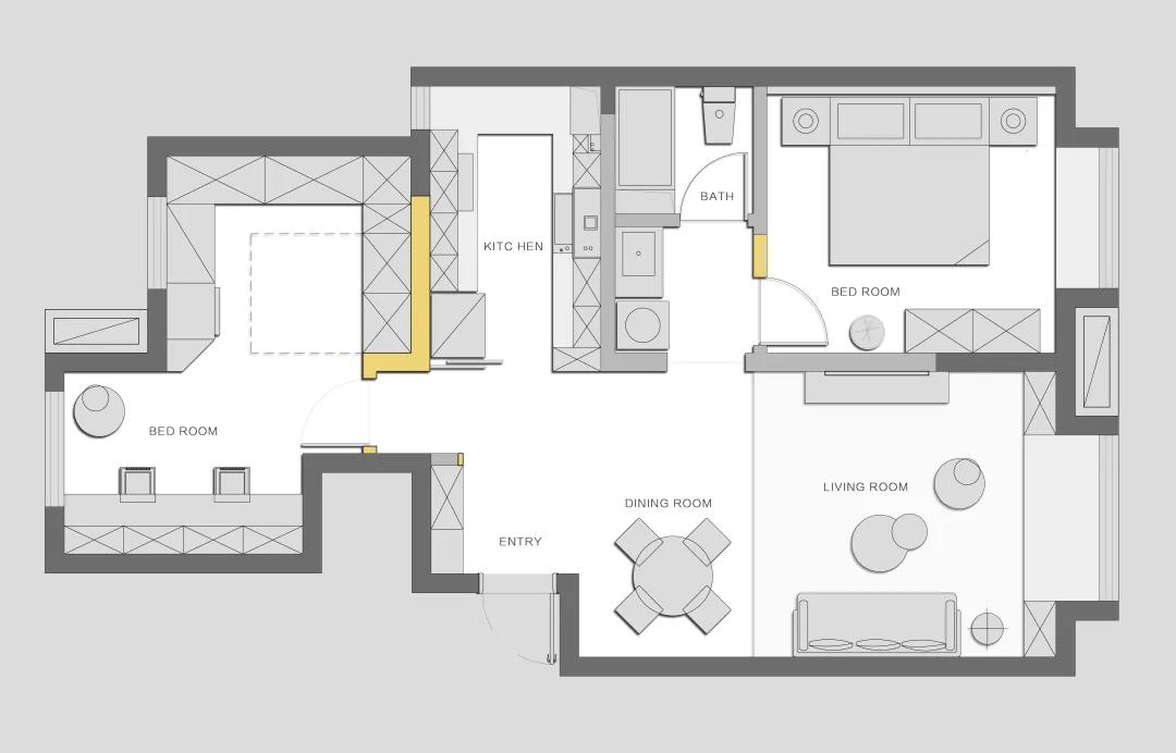 精装房浅改原木风,高级muji风装修