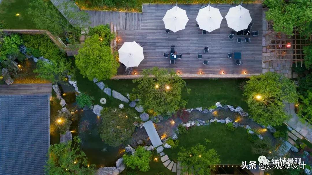 杭州日式禅意小庭院,西溪里禅意庭院效果图