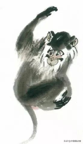 国画猴子入门教学,国画猴子简单的画法