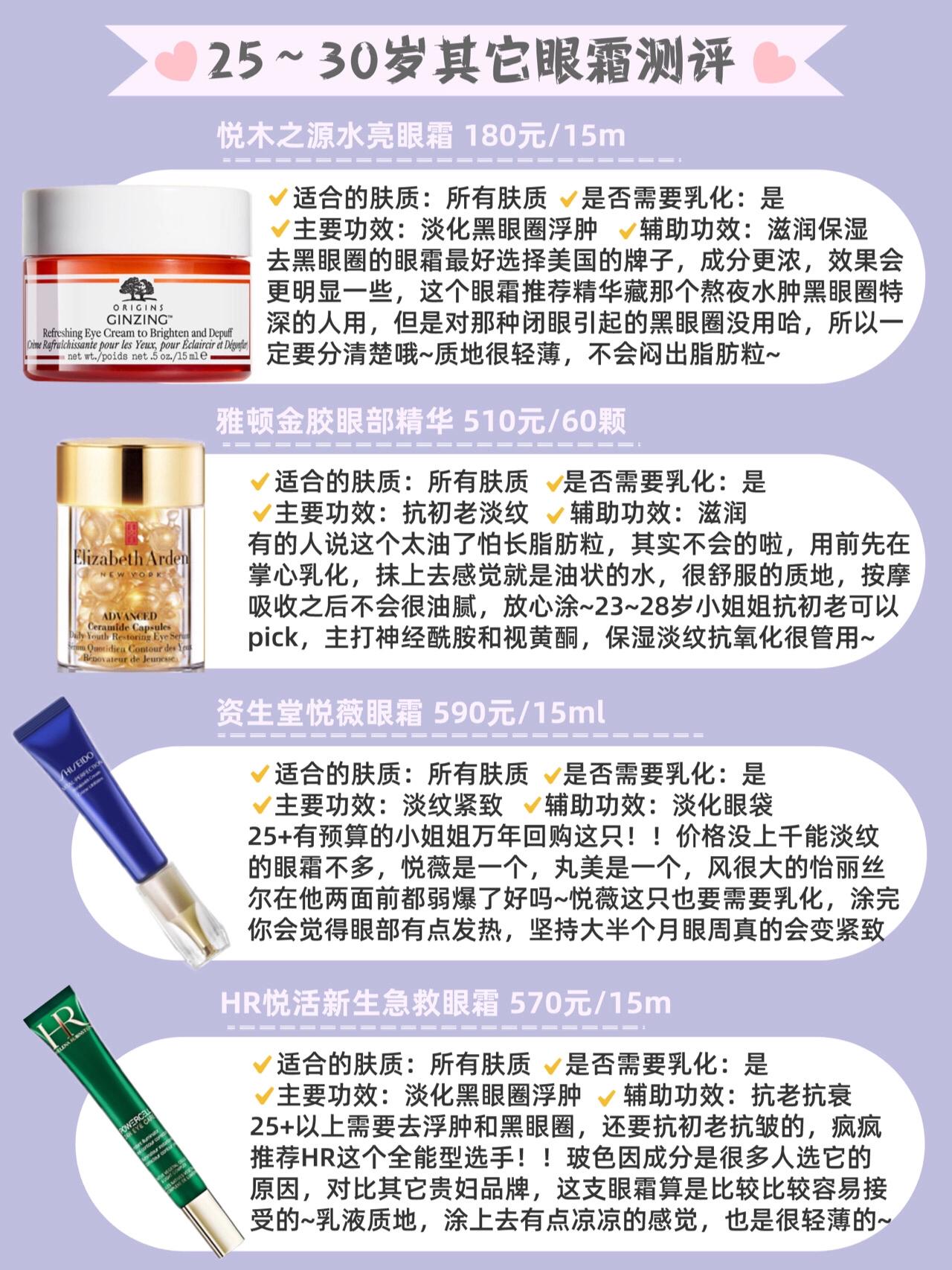 丸美和欧莱雅眼霜怎么选,40岁女性眼霜怎么选