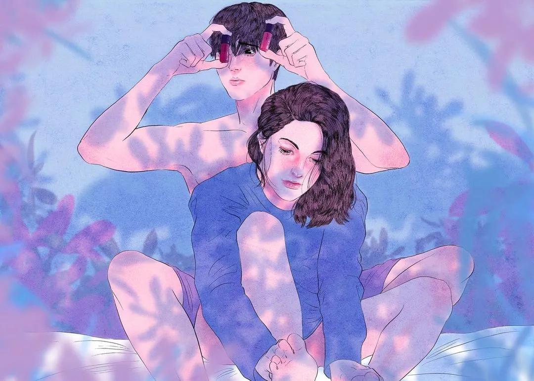 虐哭！韩国小伙用插画撩拨10万粉丝，网友：“这波狗粮”真酸啊