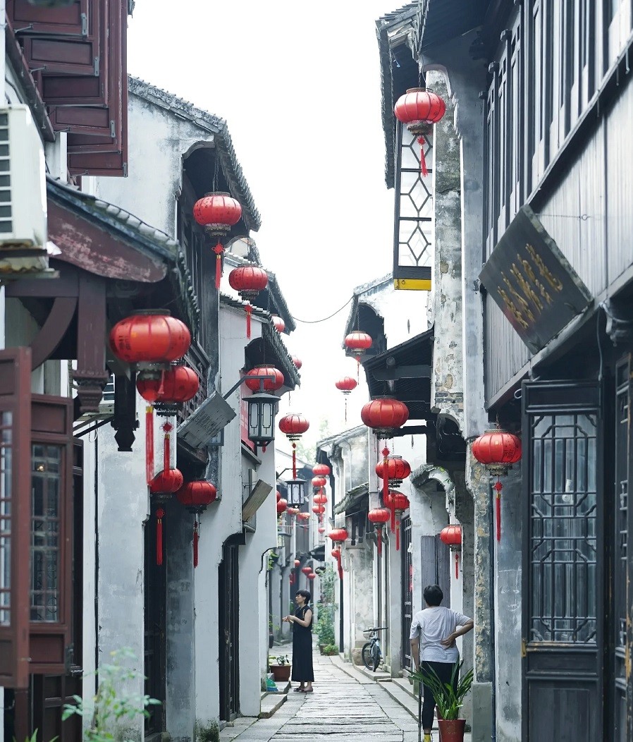 阳澄湖江南古镇,江苏阳澄湖畔老街