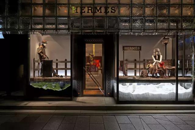 2016年成都爱马仕橱窗,爱马仕东京银座橱窗设计