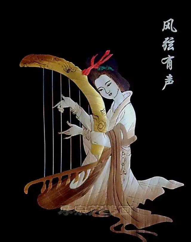 麦秆画芦苇画,最好看的麦秆画