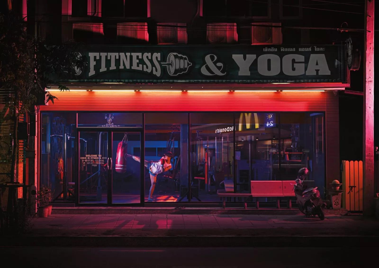 麦当劳的创意海报是什么,麦当劳星空海报又火了