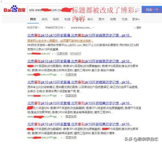 如何解决网站百度快照劫持问题