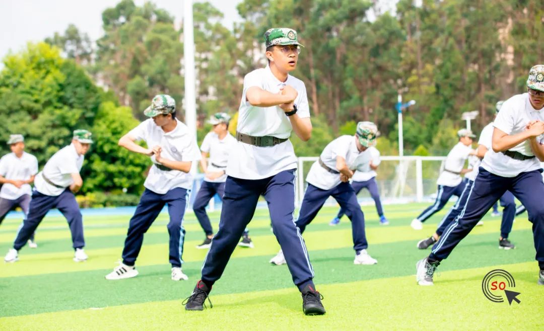 迎建党百年军训风采,青春飞扬军训