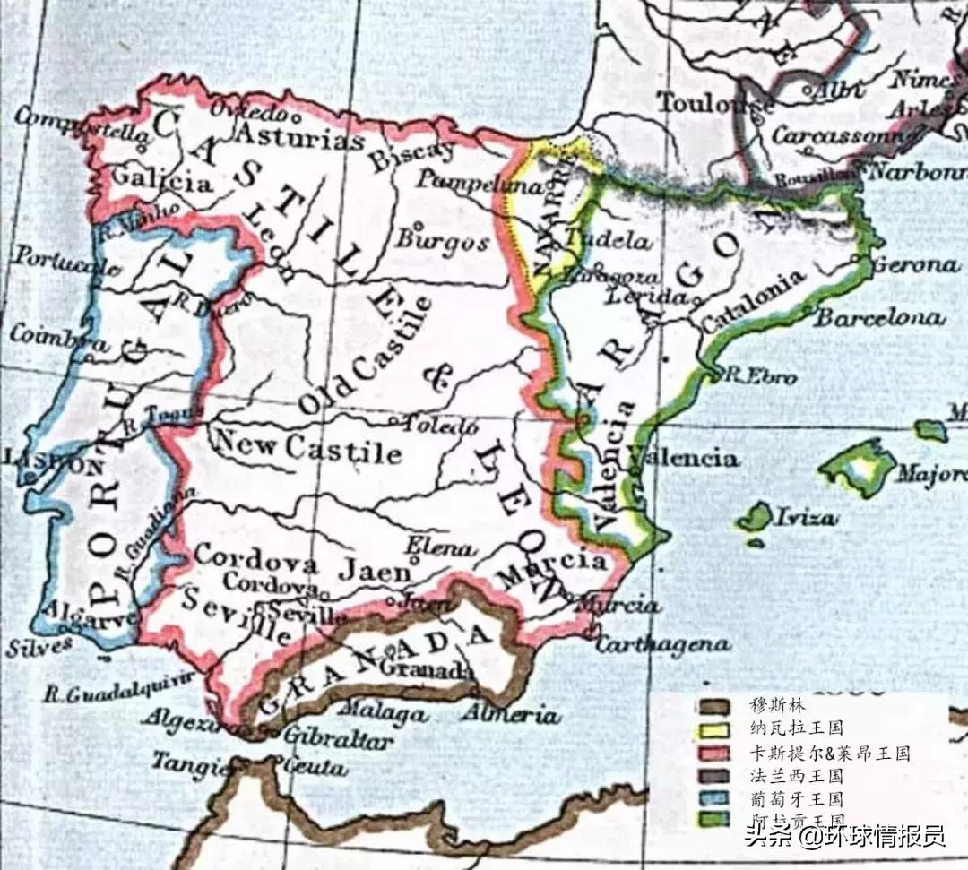 西班牙为何没能统一伊比利亚半岛,为何西班牙和葡萄牙不是一个国家