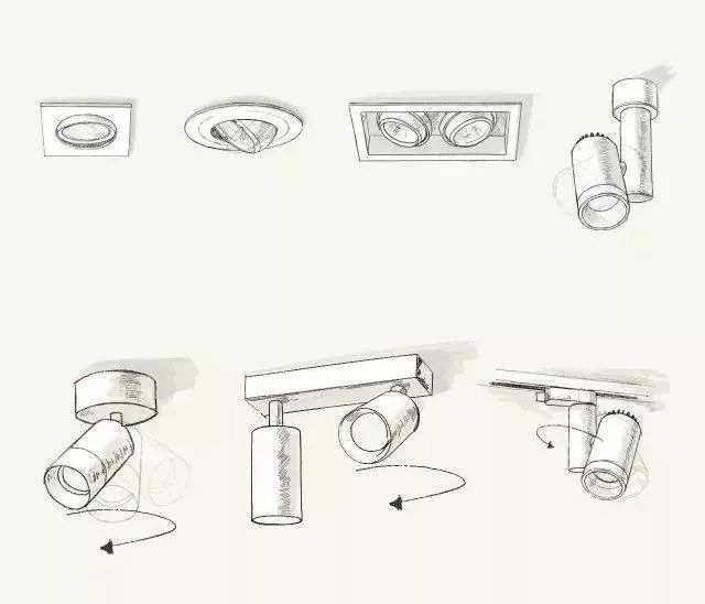 怎样挑选筒灯和射灯的灯光,筒灯射灯轨道灯
