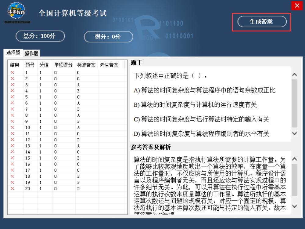 计算机二级考试前一天冲刺,计算机二级考前15分钟