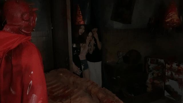 长隆万圣节一排小鬼看贞子鬼屋,广州长隆万圣节鬼屋攻略