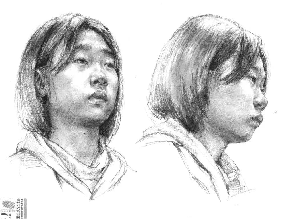 2018年国美色彩高分卷,国美素描高分