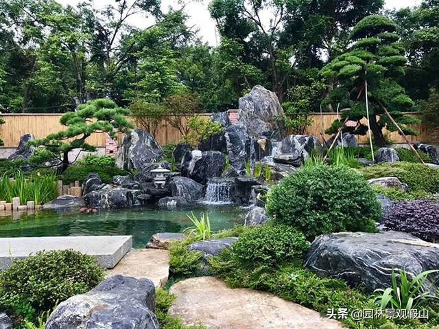 私人庭院假山设计效果图,自己动手做假山设计图