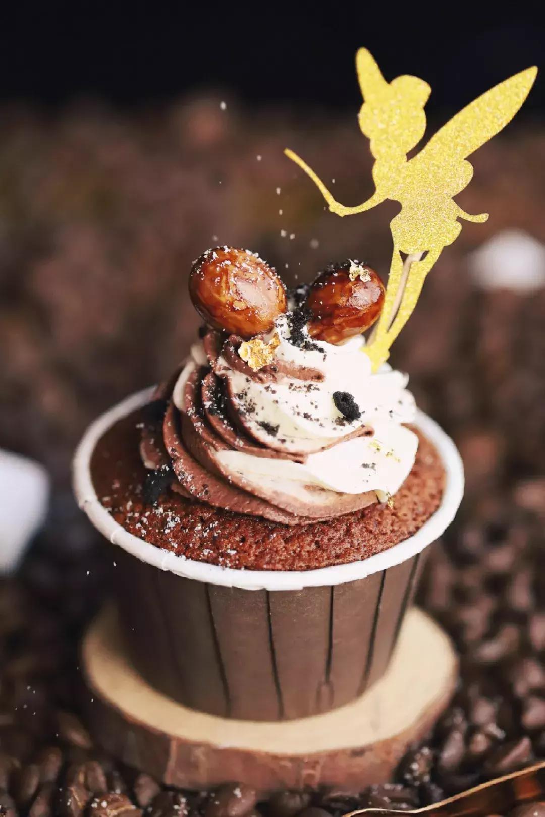 小天使蛋糕甜品,可可天使小蛋糕教程