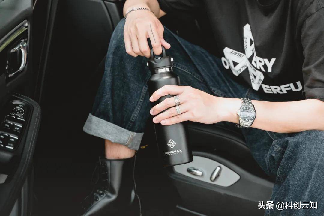 开车方便保温杯,按压式开车方便保温杯