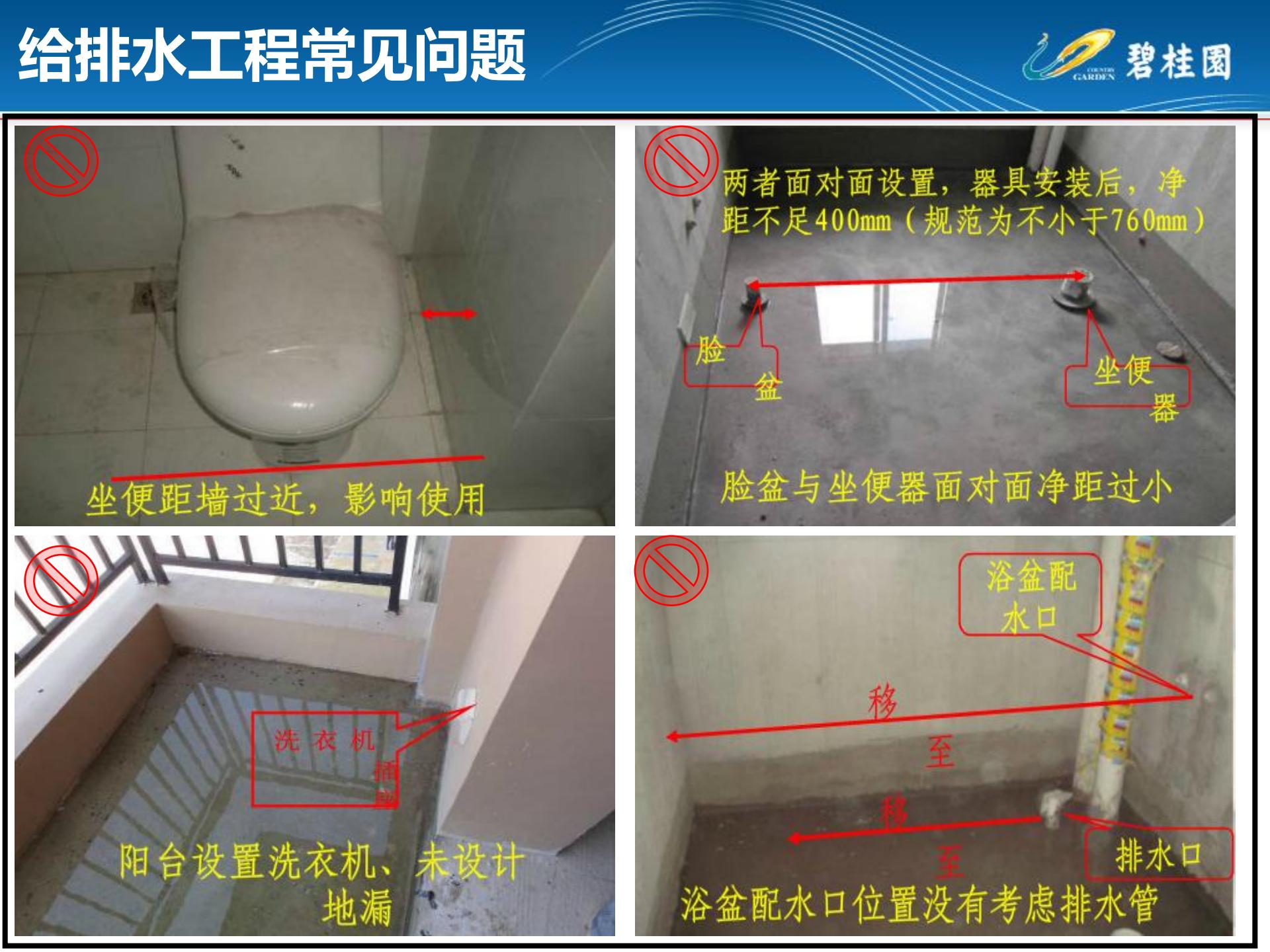 房建机电安装通病图,室内施工工艺质量通病