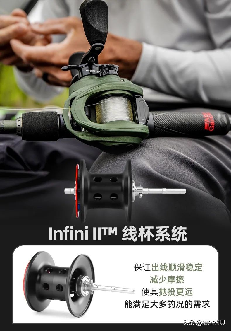 阿布zata水滴轮白色,阿布加西亚zata水滴轮测评