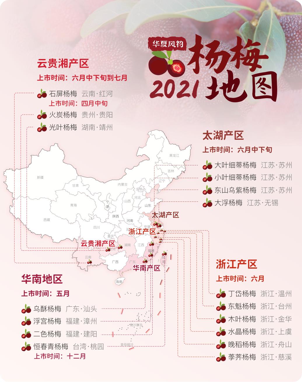 国家地理标志产品仙居杨梅,杨梅地理