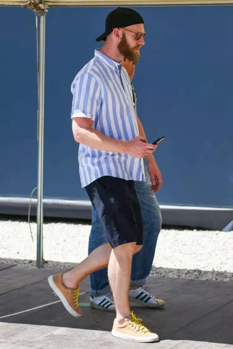 条纹衬衫如何内搭男装好看,条纹衬衫怎么穿才能时髦每日穿搭