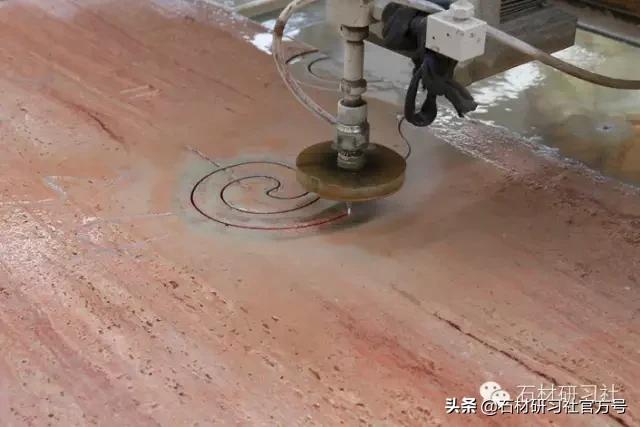 大理石水刀拼花批发,大理石水刀加工视频