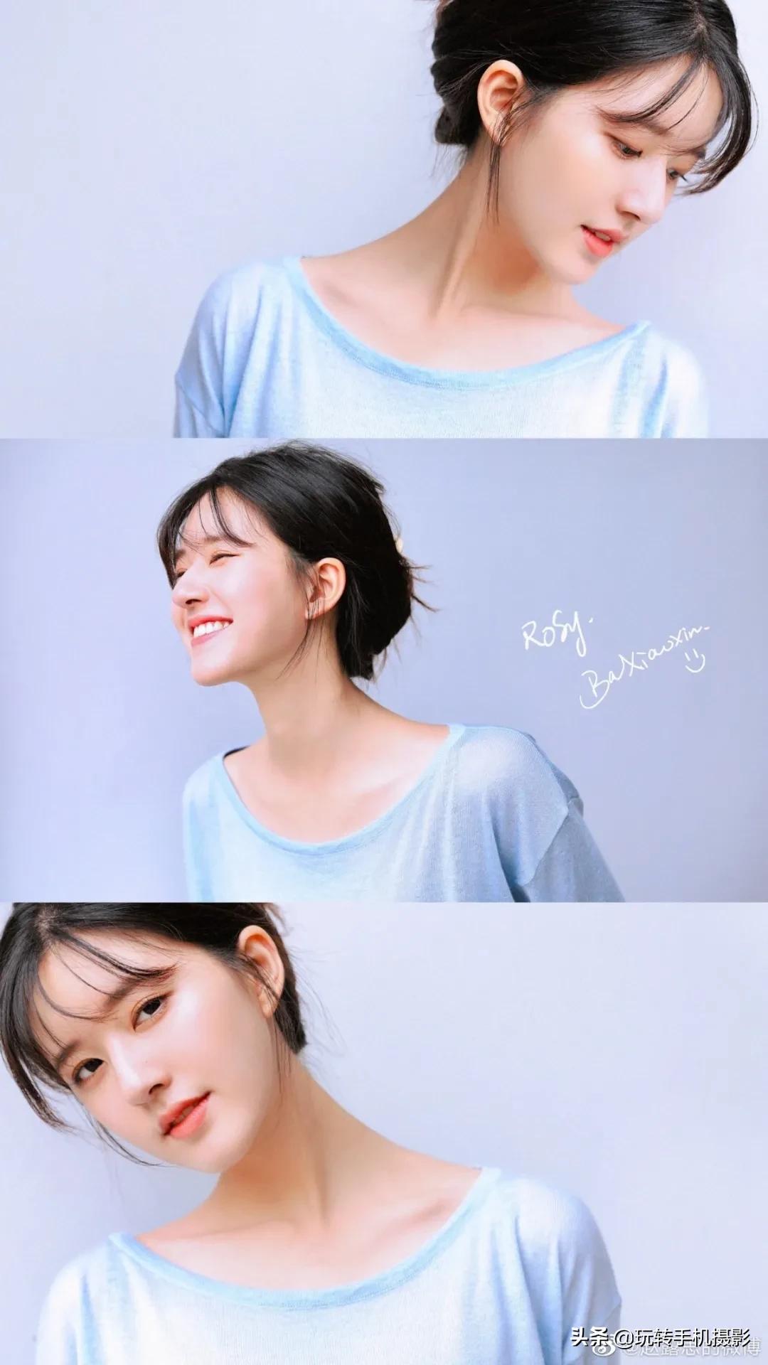 跟着赵露思学发抖音,和赵露思学拍照姿势