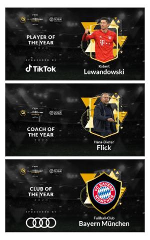 莱万当选世界足球先生c罗,拜仁莱万和c罗