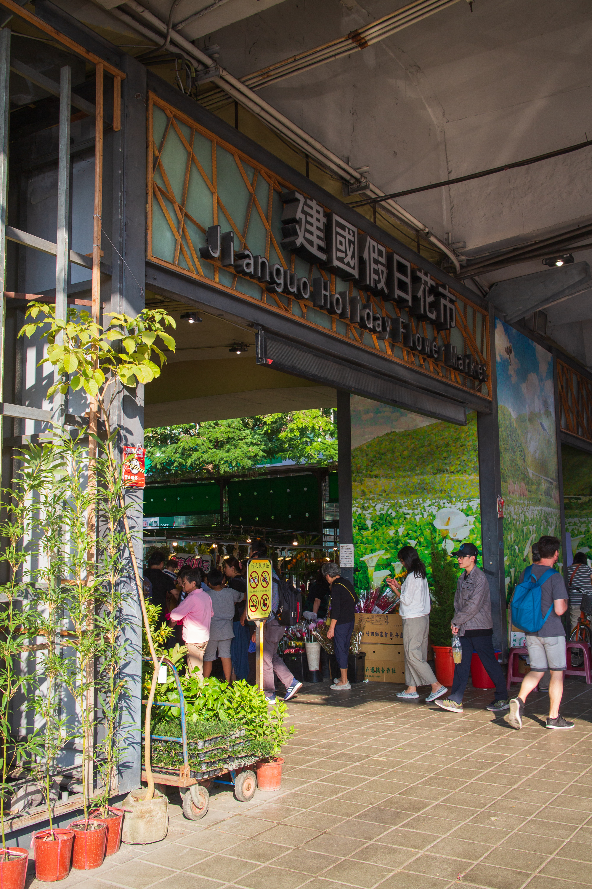 捻花惹草好去处－建国假日花市