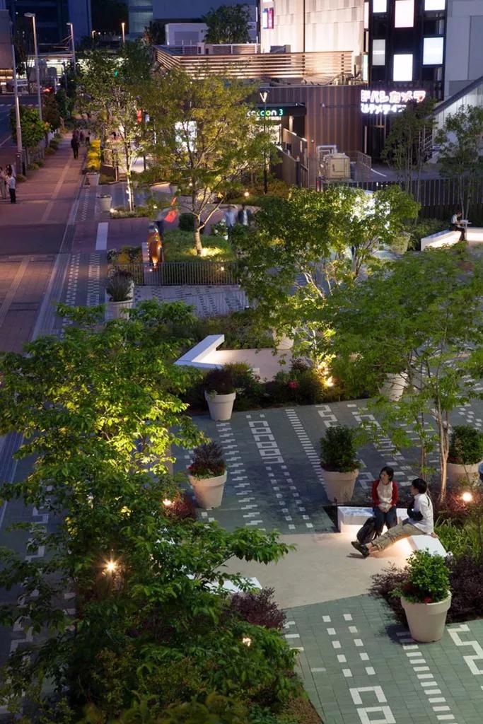 商业步行街景观设计图展示,商业步行街景观设计经典案例