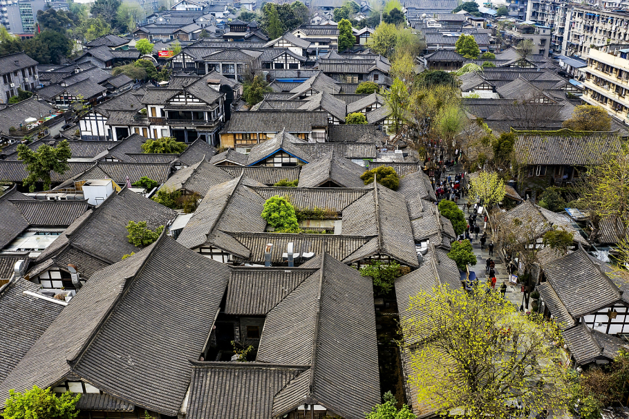 我爷爷的爷爷眼里，宽窄巷子武侯祠是啥样的？