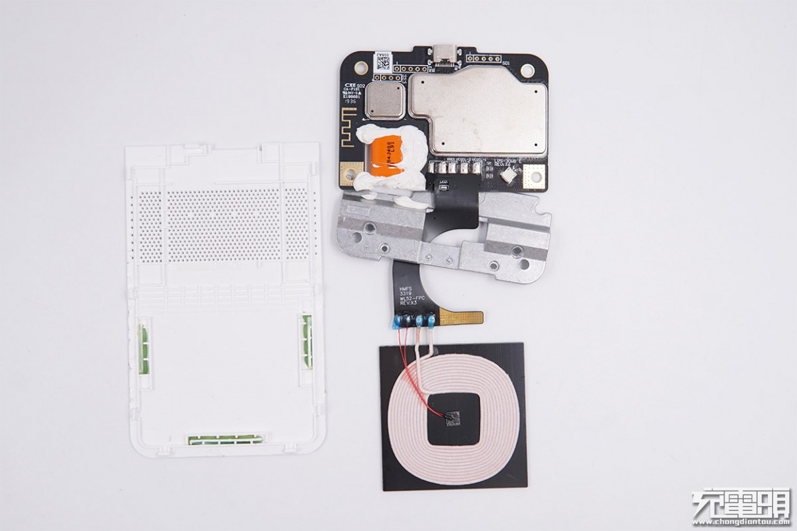 小米升降式无线充和80w无线充对比,小米20瓦无线充拆解