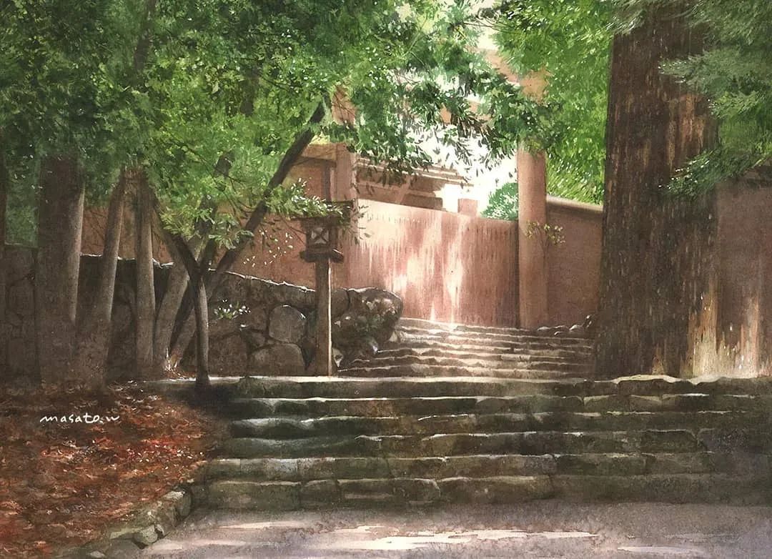 水彩大师笔下的花卉,简单唯美的水彩花卉