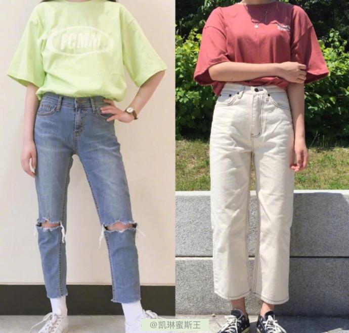 时尚百搭t恤衫穿搭,t恤穿搭小技巧图文