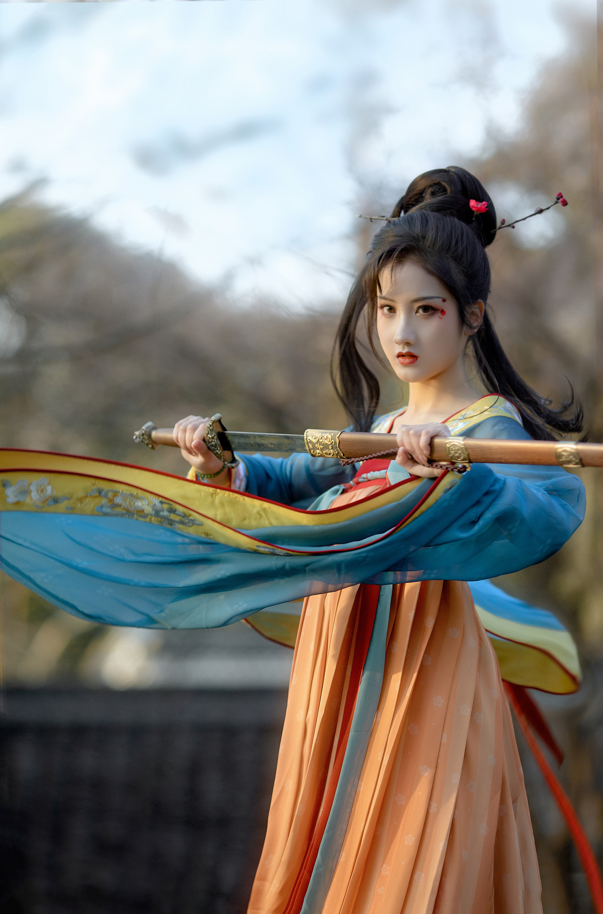 真正的汉服风女孩,汉服穿在身上满满的温婉古典风