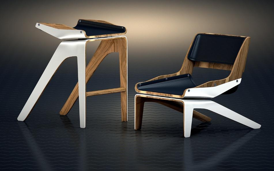 金属元素融合,金属与原木的融合