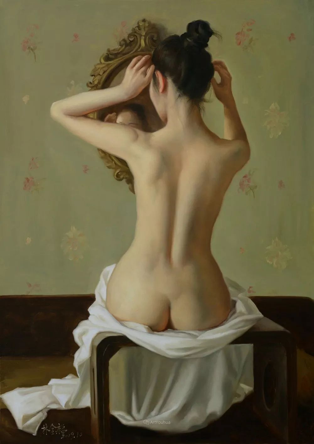 中国写意油画双年展高清作品集,国韵经典油画第五届