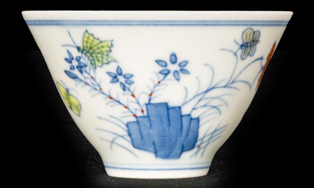 明成化秋葵瓷器,明成化民窑瓷器