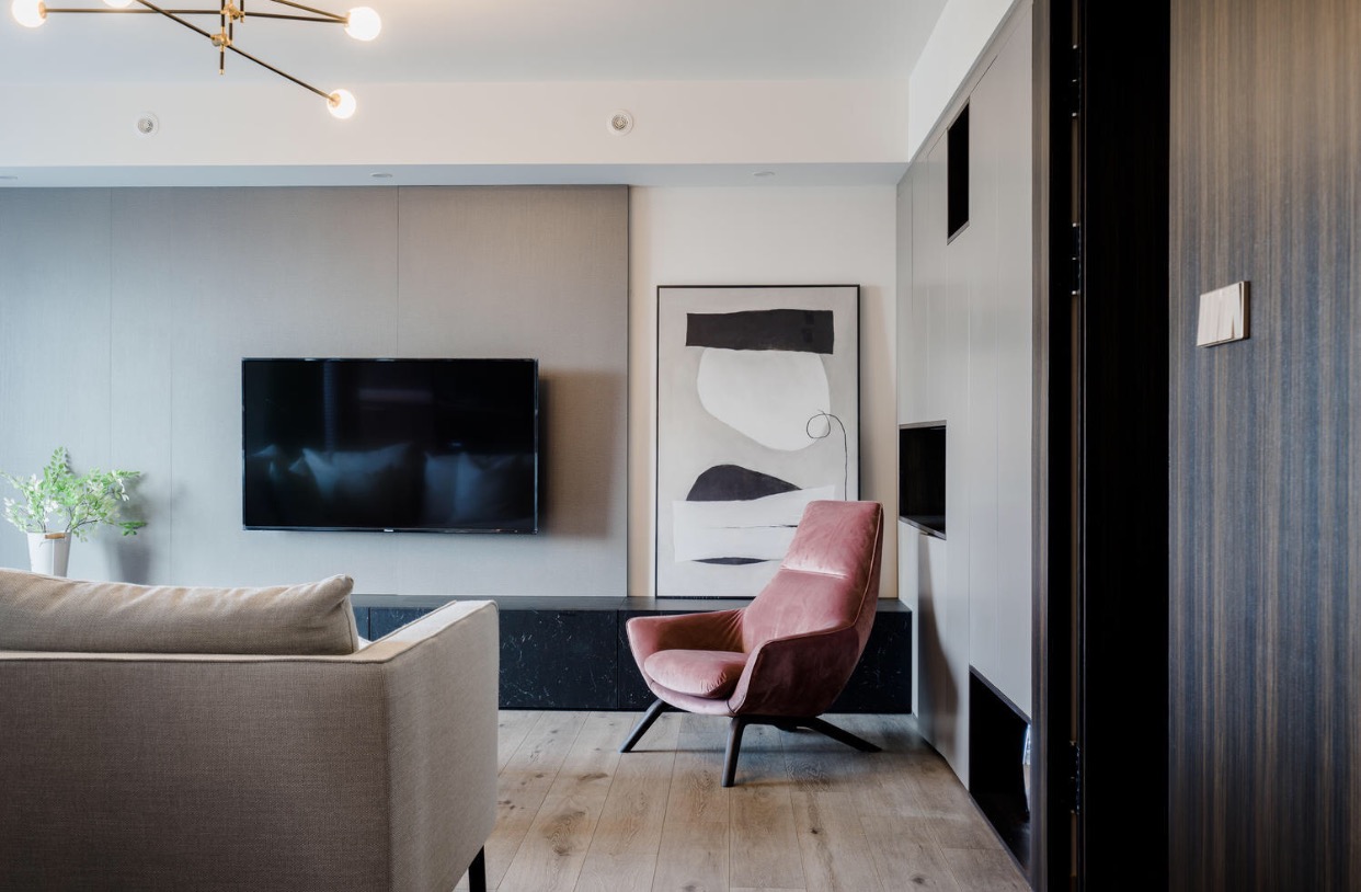 轻奢现代风格装修180大平层,棠悦府16栋装修