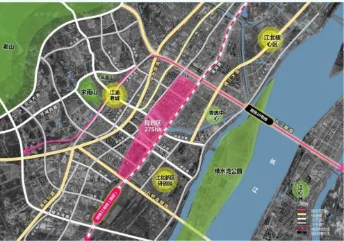 浦口城南中心行政区,浦口城南中心