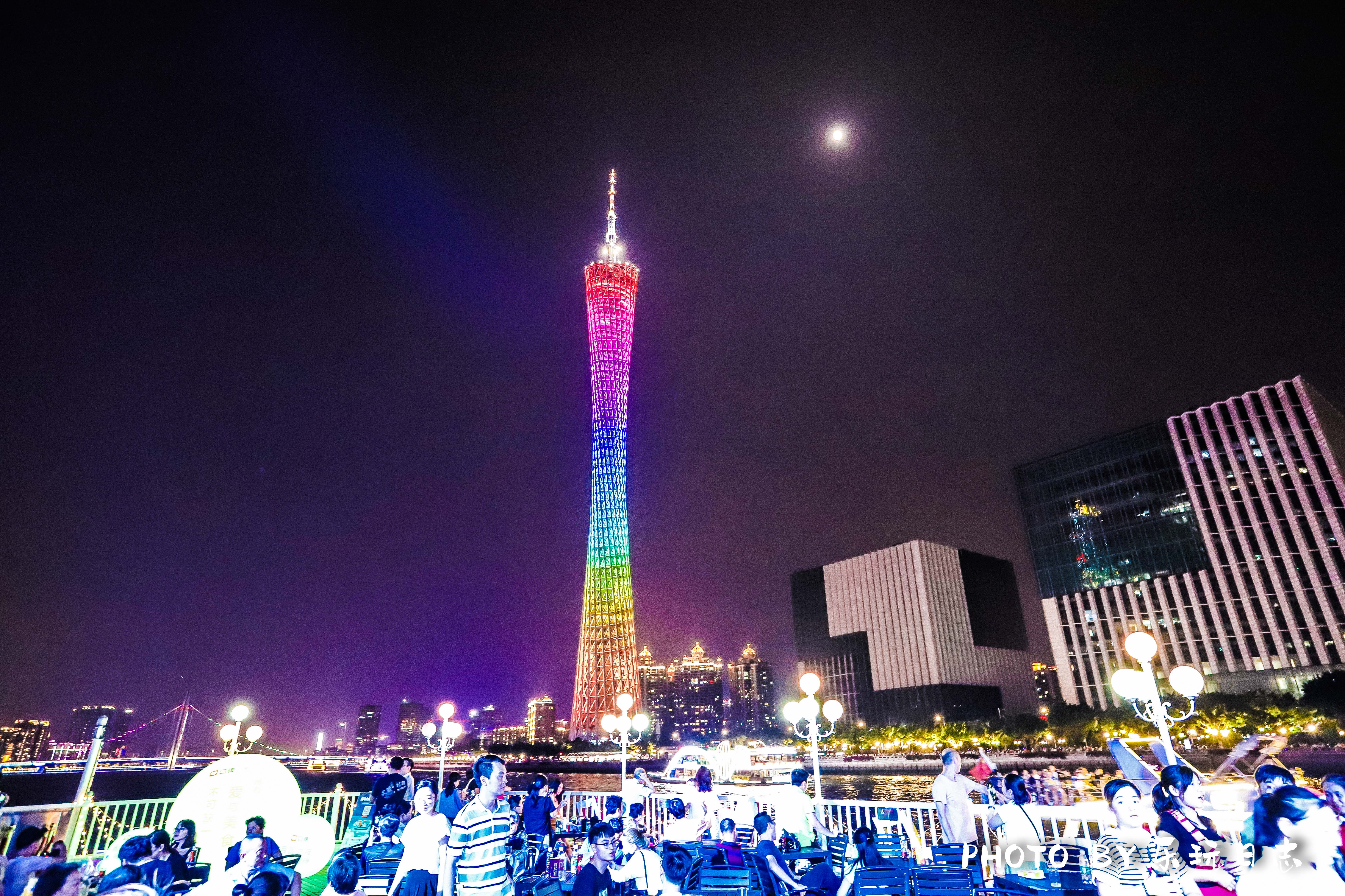 夜游广州珠江美景攻略,广州珠江夜游赏月