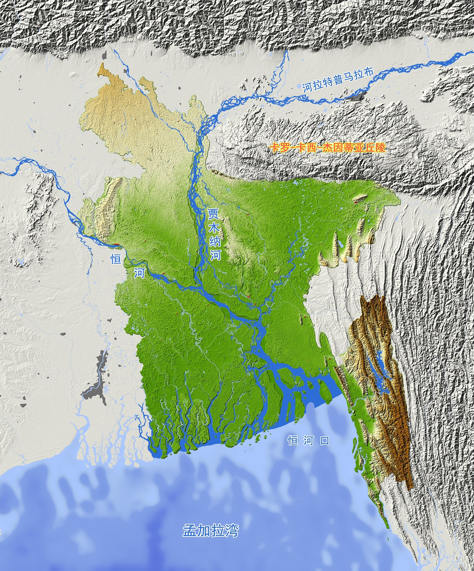 孟加拉国为什么能养活这么多人口,孟加拉国数年来的人口变化情况