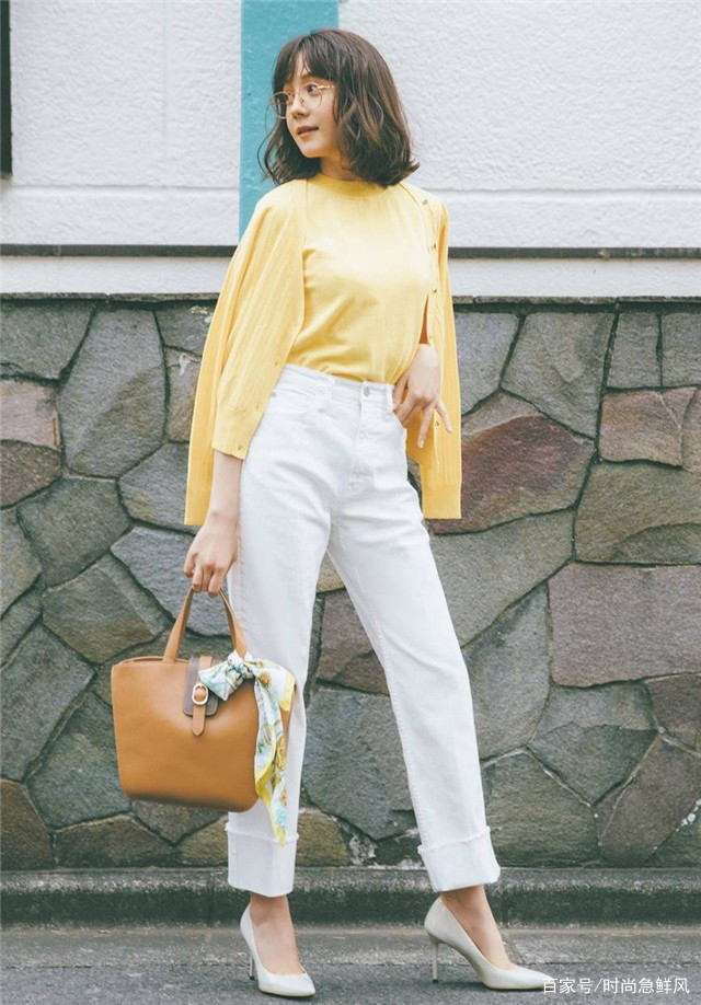 宽腿裤九分裤如何搭配上衣秋冬,宽腿长裤如何穿好看