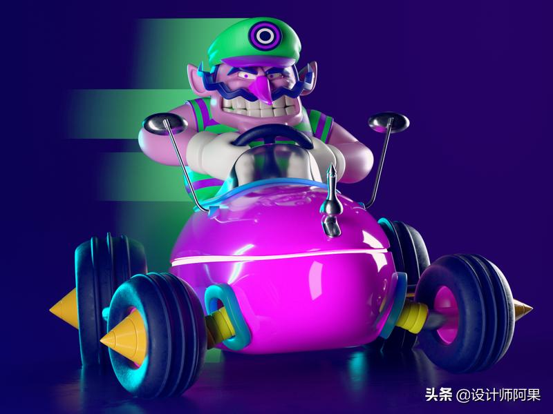 当插画师学会C4D简直太无敌啦!全套C4D角色动画教程+素材免费领