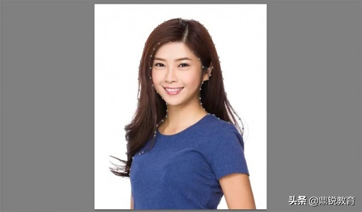 ps怎么给人物的头发上色,ps怎样给人物换头发